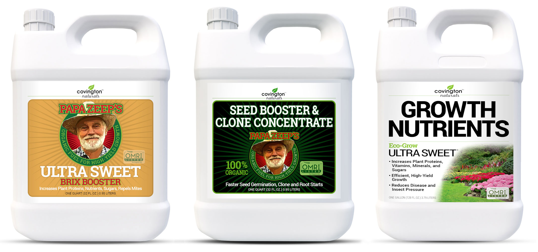 Covington Naturals Papa Zeep's Brix Booster and Growth Nutrients Eco-Grow Ultra Sweet