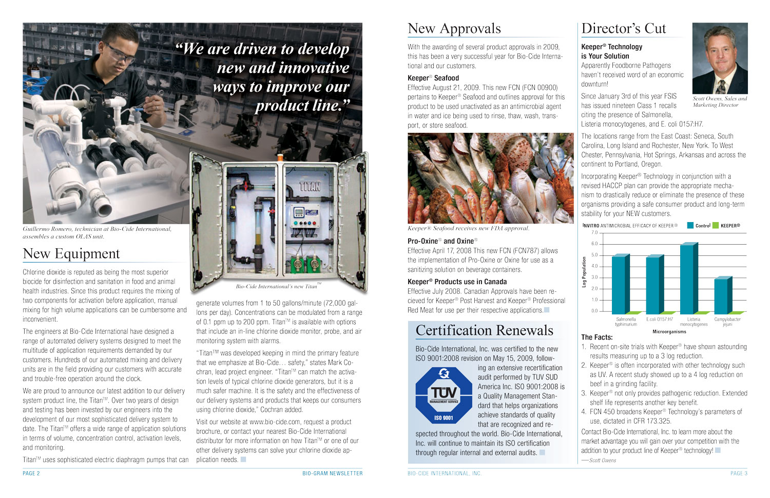 Bio-Cide International newsletter