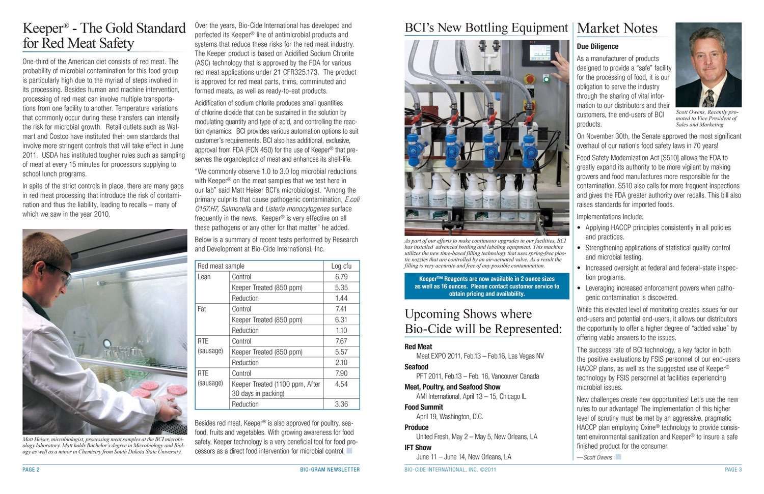 Bio-Cide International newsletter