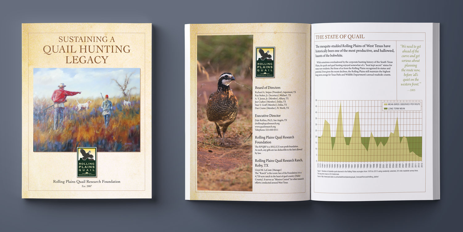 Rolling Plains Quail Research Foundation brochure