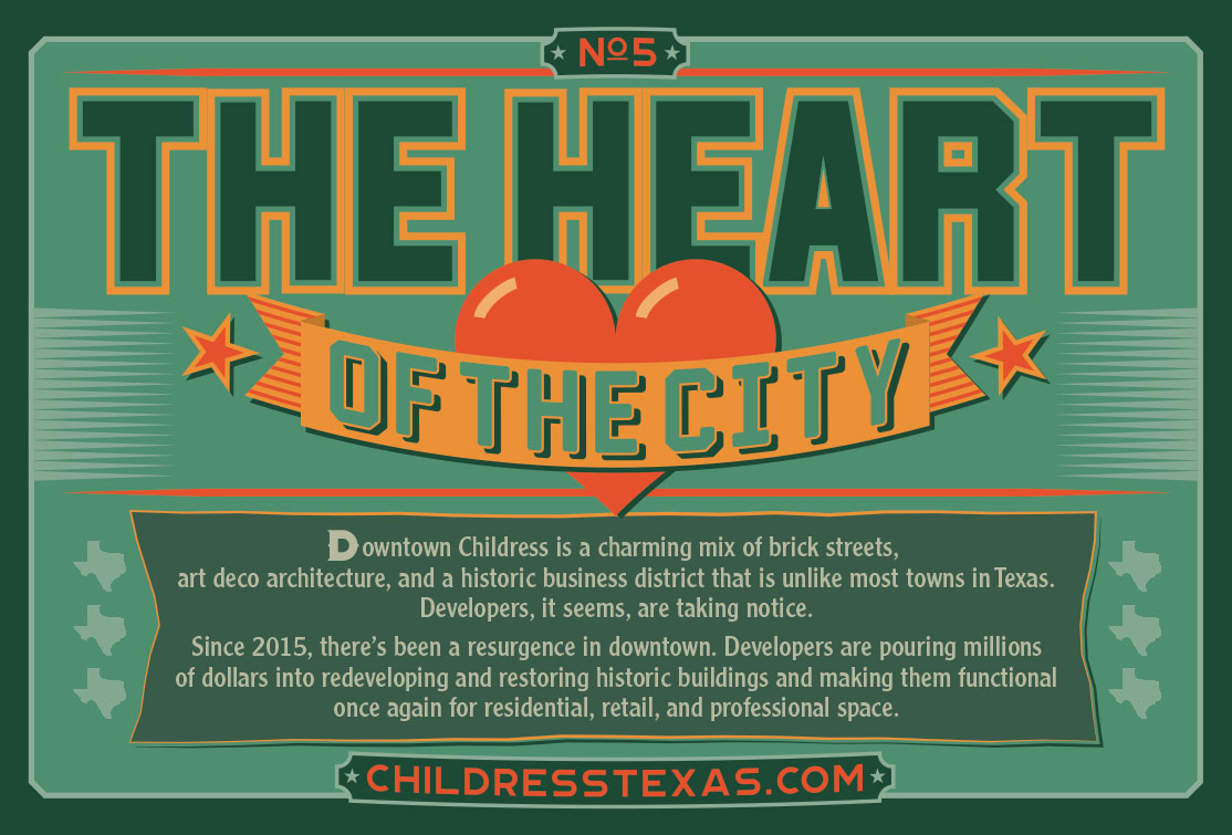 Childress Texas Chamber of Commerce postcard