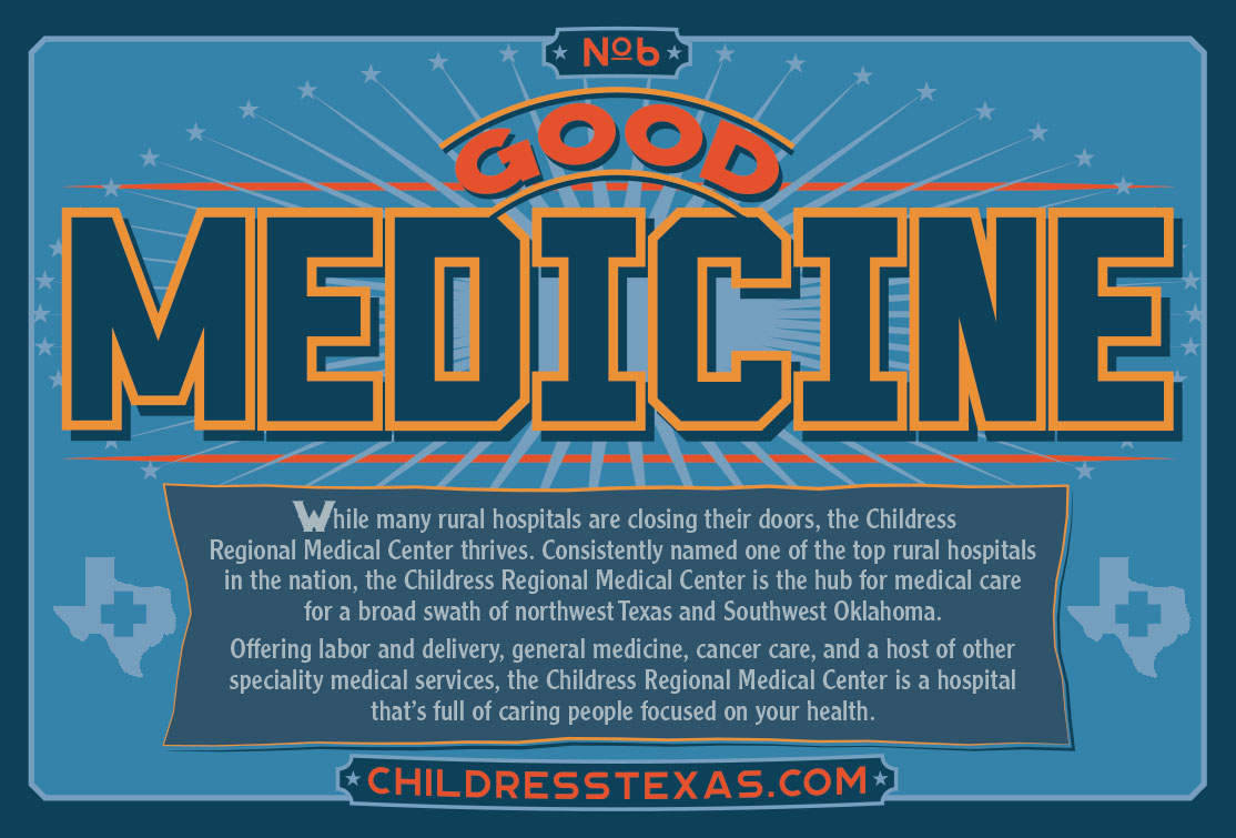 Childress Texas Chamber of Commerce postcard