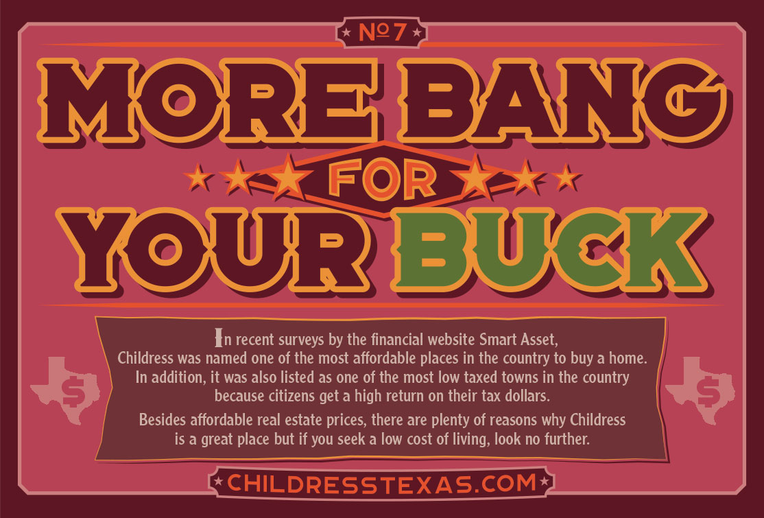 Childress Texas Chamber of Commerce postcard