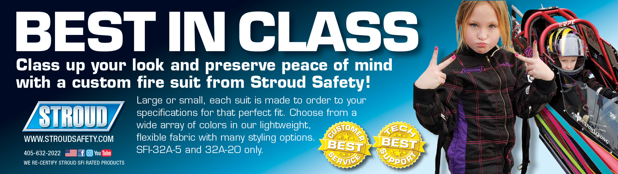 Stroud Safety custom drag firesuit